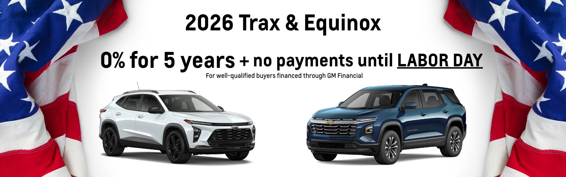 2026 Chevrolet Trax and Equinox Offer