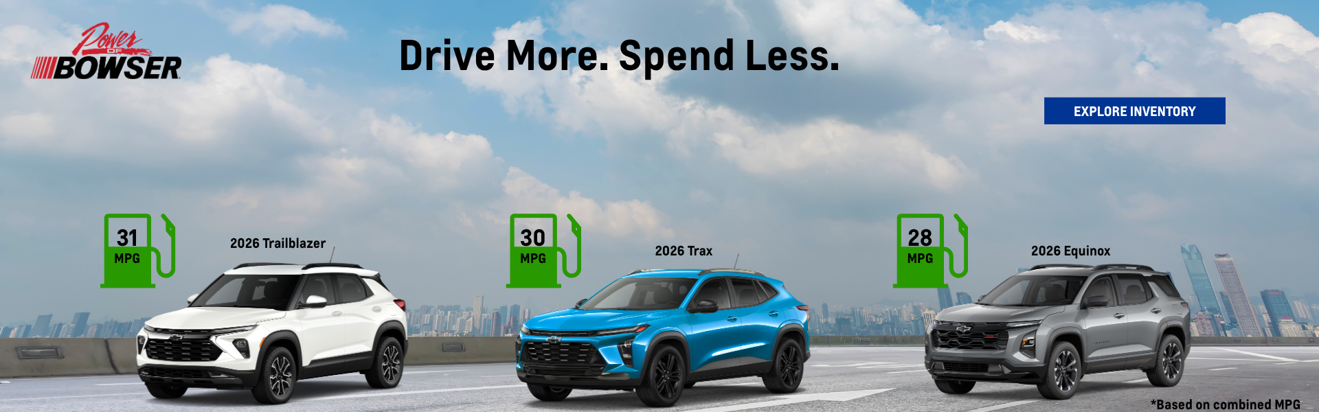 Top MPG Chevrolet vehicles