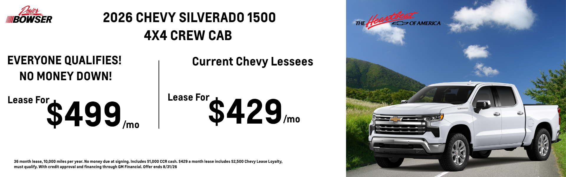 2026 Chevy Silverado 1500 Offers