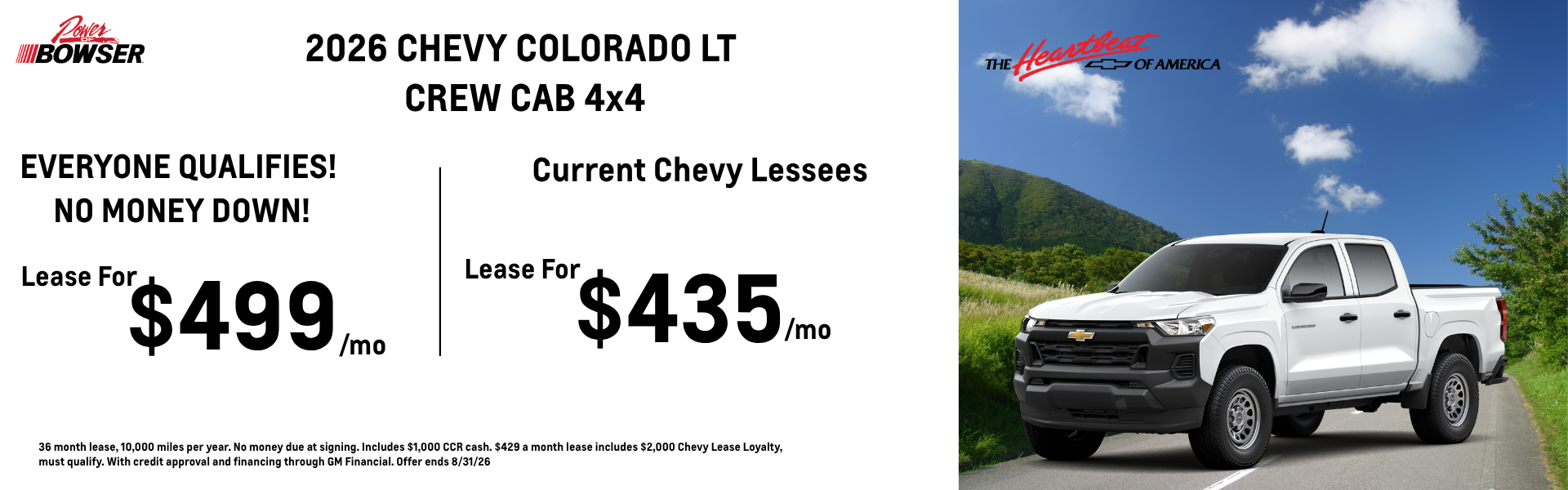 2026 Chevy Colorado Offers