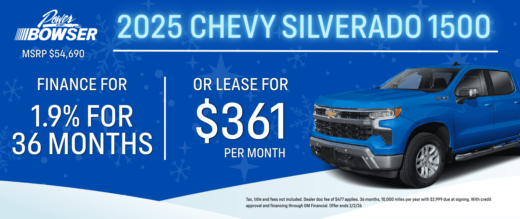 2025 Chevy Silverado 1500 at Bowser Chevrolet of Monroeville in Monroeville PA