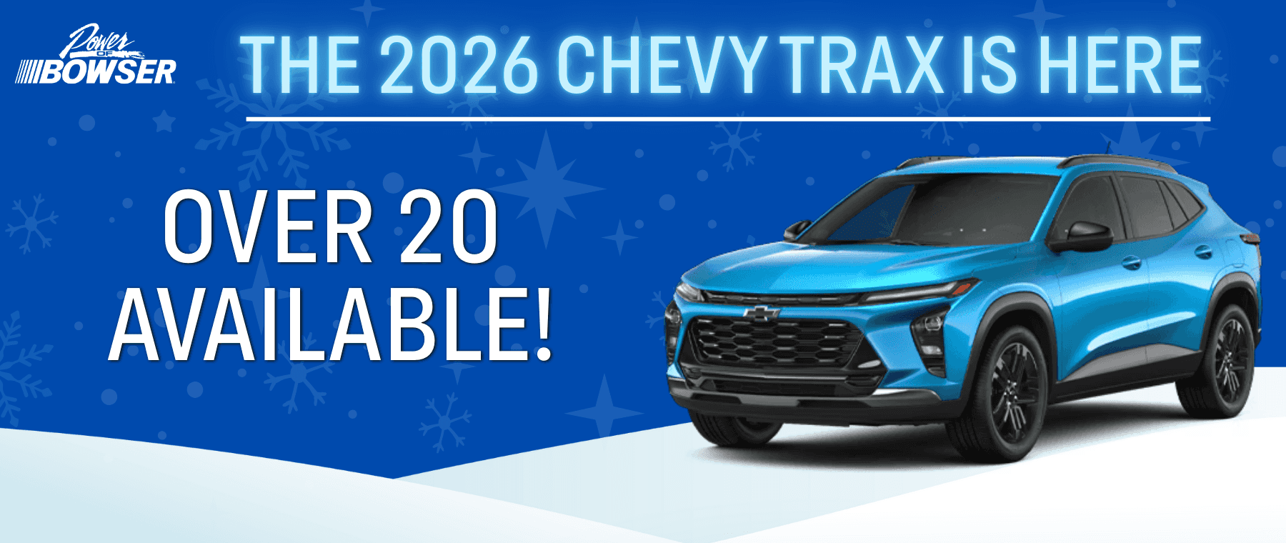  2026 Chevy Trax is Here at Bowser Chevrolet of Monroeville in Monroeville PA
