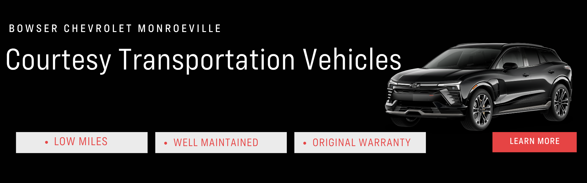 Chevrolet Courtesy Transportation Vehicles