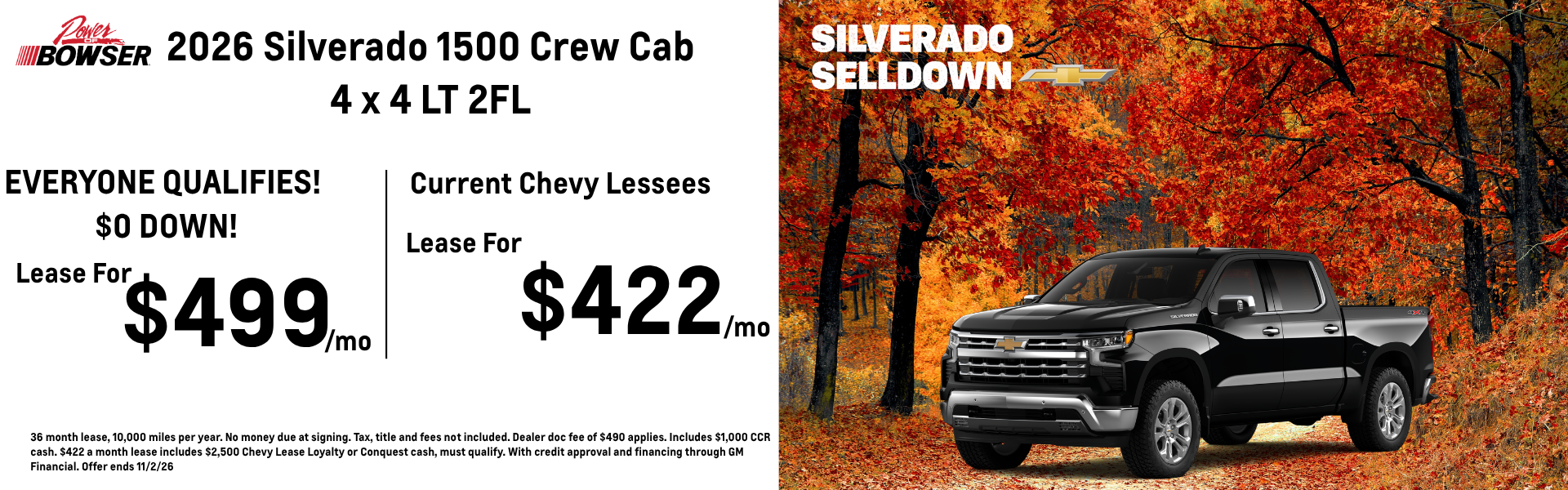 2026 Chevrolet Silverado 1500 offers